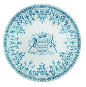 Обеденная тарелка blason depareillees bleu