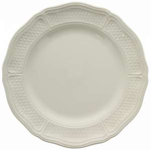 4 обеденные тарелки  pont aux choux white